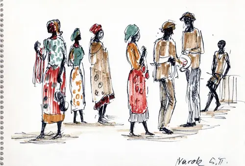 Kenia 1979, Narok, Afrikaner